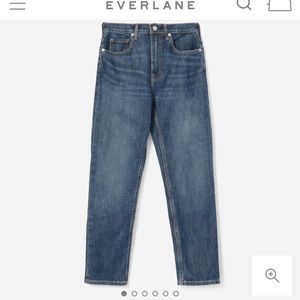 Everlane High Rise Straight Leg Jeans SZ 25 ankle